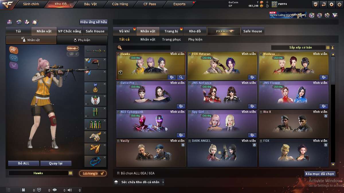 shop acc cf uy tin gia re